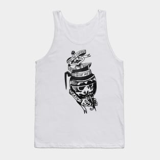 GIVE ME COFFEE OR GIVE ME DEATH !, Funny Coffee Lover Tank Top